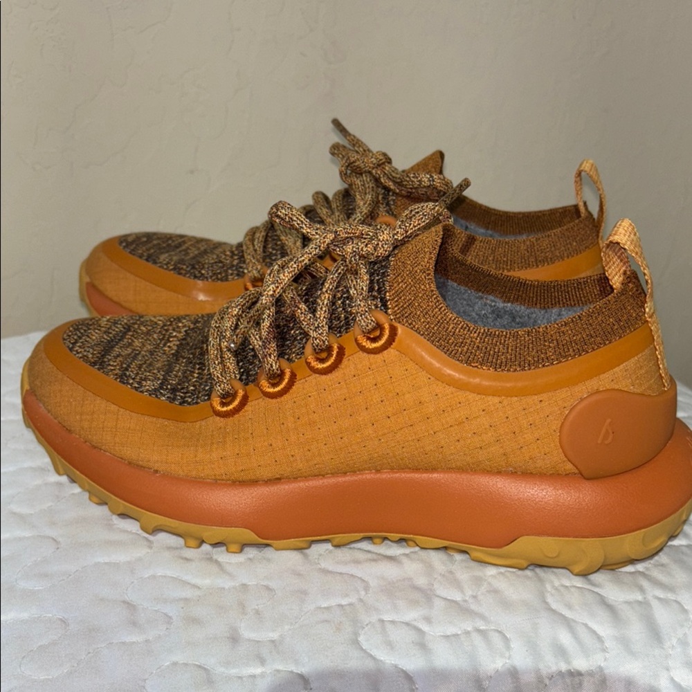Allbirds Orange and Brown Sneakers